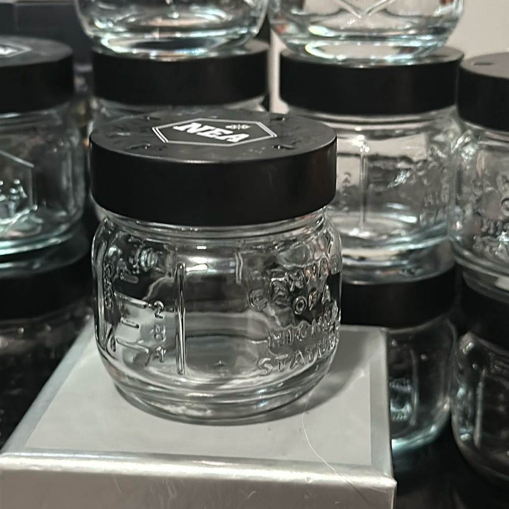 Branded Glass Container(s) for Multipurpose Use (4 count)